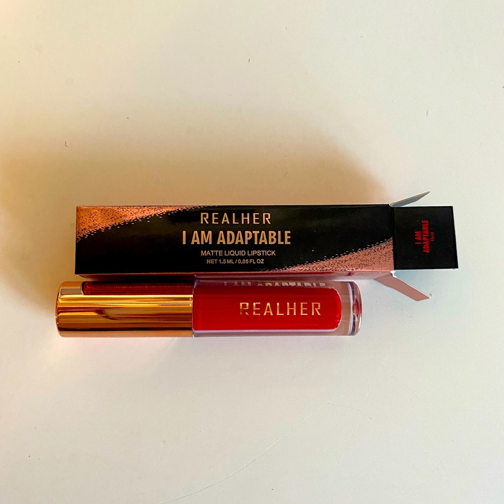 REALHER Matte Liquid Lipstick (I Am Adaptable-red)